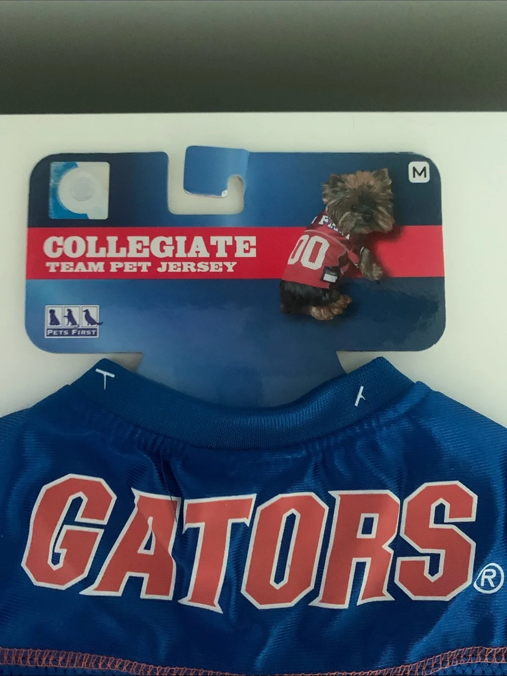 Florida Gators Blue Pet Mesh Sports Tee